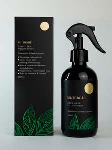 Just Landed: Relaxation & Sleep Support Deep Sleep Pillow Spray 200mL. Linen Mattress & Underlay Spray