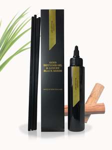 Refills 1: Reed Refill - RELAX Sleep Easy Reed Diffuser Oil & Luxury Black Reeds