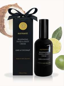 Moisturisers: Lime & Coconut Hand & Body Creme 120ml
