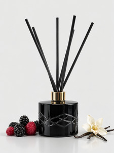 Black Raspberry & Vanilla Crystal Reed Diffuser - Refillable