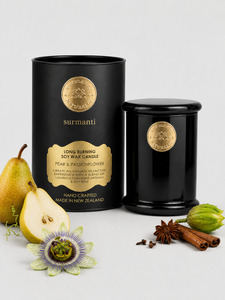Pear & Passionflower Long Burning Pure Soy Wax Candle 250g