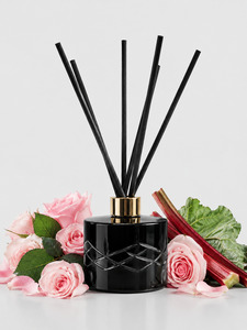 Roses & Rhubarb Crystal Series Reed Diffuser - Refillable