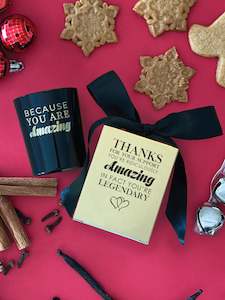 Long Burning Eco Soy Wax Candles: Amazing Votive Candle Spiced Gingerbread 75gm  - Set of 10