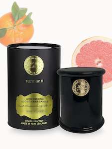 Sweet Mandarin Grapefruit: Sweet Mandarin & Grapefruit Long Burning Eco Soy Candle