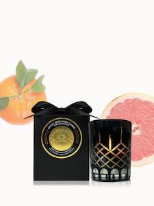 Sweet Mandarin & Grapefruit Crystal Series Long Burning Pure Coconut Wax Candle 150gm