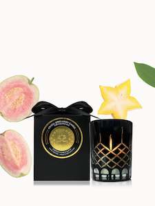 Starfruit Lychee & Guava Crystal Series Long Burning Pure Coconut Wax Candle 150gm