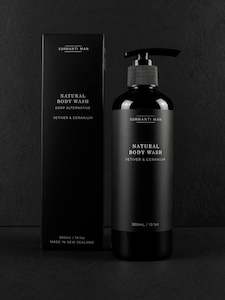 Surmanti Man Vetiver Geranium & White Water Body Wash - Soap Alternative 300mL