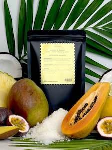 Body Exfoliant Skin Peels: Mango & Papaya Body - Scrub, Polish & Glow - 200g