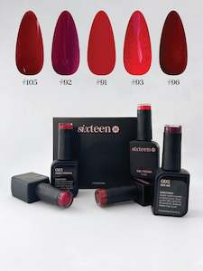 Sixteen Gel Collections: Sixteen Reds Collection