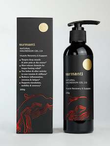 Natural Magnesium: Magnesium Muscle Recovery & Support Gel - 200g Deep Targeted, Long-Lasting Relief for Tired Overworked Muscles