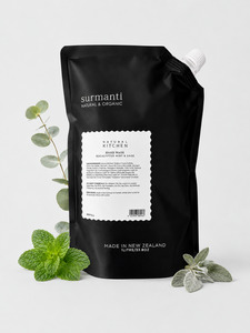 Natural Kitchen: Hand Wash Refill 1 Litre Eucalyptus, Mint & Sage