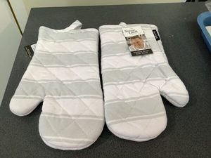 Pair Of Simon Gault Oven Gloves