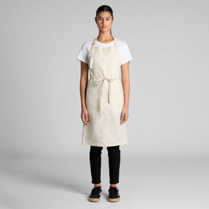 Linen Apron 1086 - Surreal Screenprint