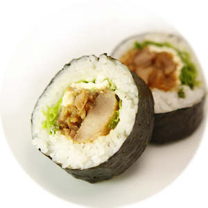 Chicken: Teriyaki Chicken + Cream Cheese Maki