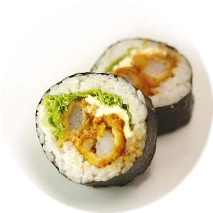 Maki: Crispy Prawn + Cream Cheese Maki