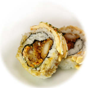 Chicken: Spicy Chicken Uramaki