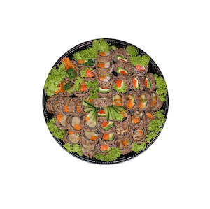 Large Functions: Sushi platter 5 Brown Rice Uramaki