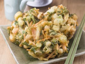 Hot Snacks: Vegetable Kakiage (V)