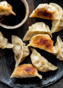 Pan Fried Pork Dumplings with Chive