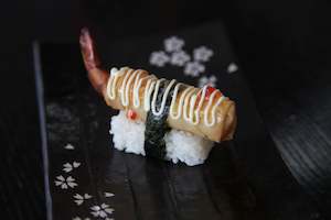 Sushi Inidividuals: Nigiri Prawn Roll