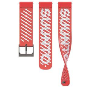 Watch Straps 1: Suunto 22 Ath5 Silicone Strap Lava Red S+M