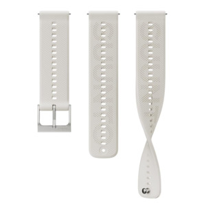Watch Straps 1: Suunto 22mm Athletic 6 Silicone Strap - Frost Grey