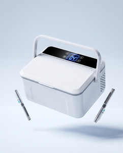 Glp1 Insulin Travel Essentials: Svalto™ Home Base — Mini Medication Fridge for GLP-1 & Insulin (2–8°C Set-Point)