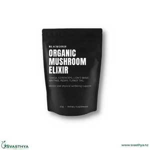 Products: Organic Mushroom Elixir Extract 30 Serves by BLACK GOLD - SVASTHYA NZ
