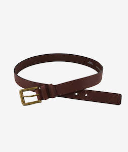 Men's Leather Twin Keeper Belt - 30mm Wide