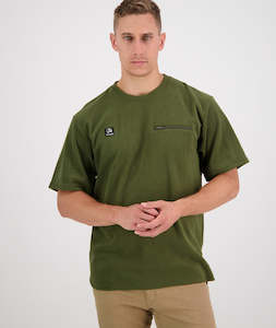 Mens Fleece Tops: Men's Catlins Fleece T-Shirt