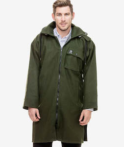 Mens Bushshirts: Men's Mosgiel Wool Bushshirt with Zip-up Front