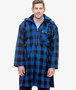 Men's Mosgiel Wool Bushshirt with Zip-up Front