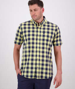 Mens Tops: Men's Rings Beach Short Sleeve Shirt