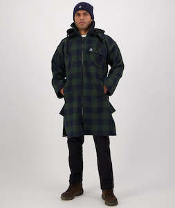 Men's Mosgiel Wool Bushshirt with Zip-up Front