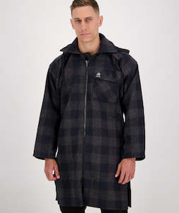 Men's Mosgiel Wool Bushshirt with Zip-up Front