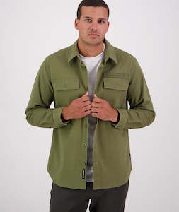 Outlet Mens Shirts: Men's Poynters Canvas Utility Shirt