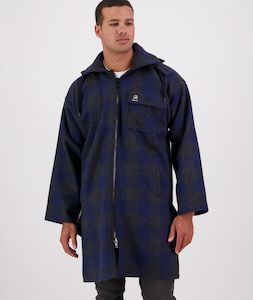 Men's Mosgiel Wool Bushshirt with Zip-up Front