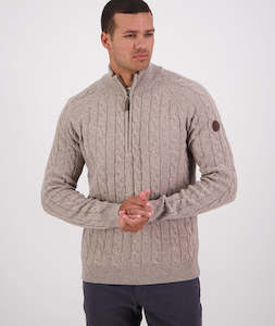 Men's Doncaster V2 Zip Cable Knit