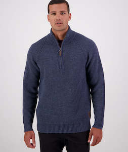 Mens Knitwear Jumpers: Men's Chalky Island Waffle Jumper