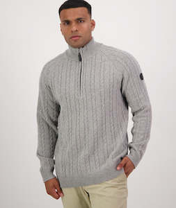 Mens Knitwear Jumpers: Men's Doncaster Cable Knit