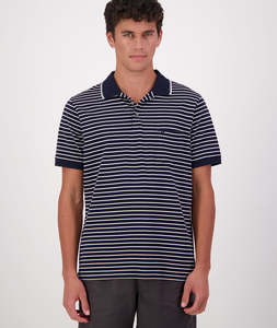 Mens Tops: Men's Carlisle Striped Polo