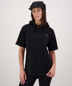 Womens Clothing: Women's Original Lace Front Fleece Hoodie