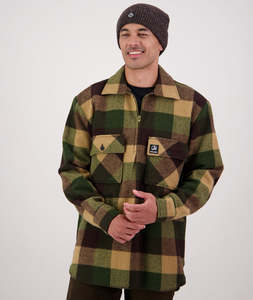 Men's Ranger Wool Zip Front Bushshirt