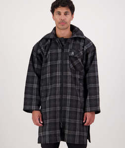 Men's Mosgiel Wool Bushshirt with Zip-up Front