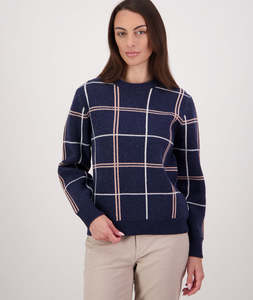 Womens Clothing: Women's Yasmin Check Knit