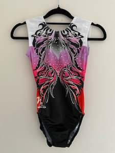 Milano Pink, Orange and Black with diamante detail