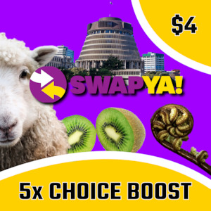 Products: 5 x Choice Boosts