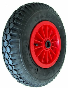 Wheels: 4.80 / 4.00 - 8 Beach Barrow Diamond Tread Wheel