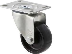 Castors Medium Duty 85kg 200kg: 75mm Nylon Wheel Castors - 150KG Rated