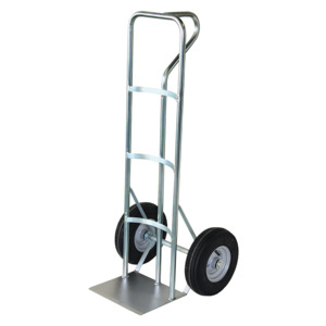 Material Handling Equipment: Hand Truck NZ Made 200kg Gooseneck Series Steel Centered Large Wheels – GN50LW